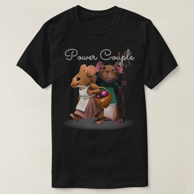 Camiseta Power Couple  Everdell Board brazilian trumpeter h (Frente do Design)