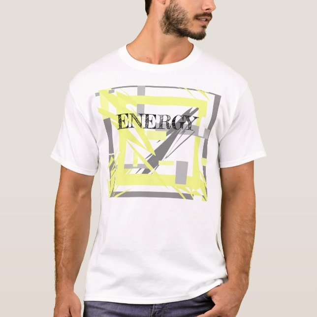Camiseta Power Energy Abstrato Art (Frente)