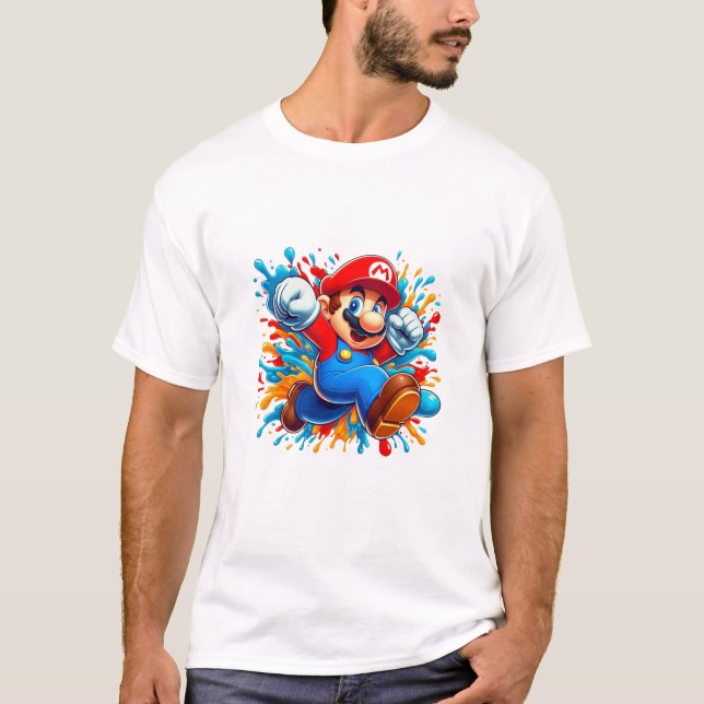Camiseta Power Mario (Frente)