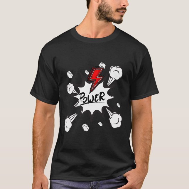 Camiseta Power Puff Sticker (Frente)