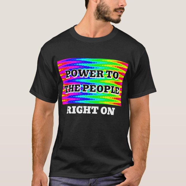 CAMISETA POWER TO THE PEOPLE (Frente)