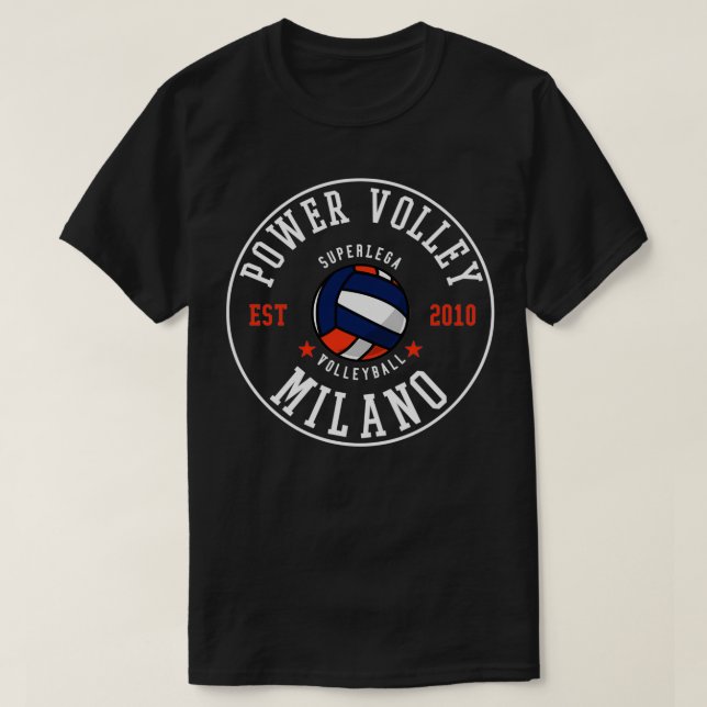 Camiseta Power Volley Milano Superlega Voleibol (Frente do Design)