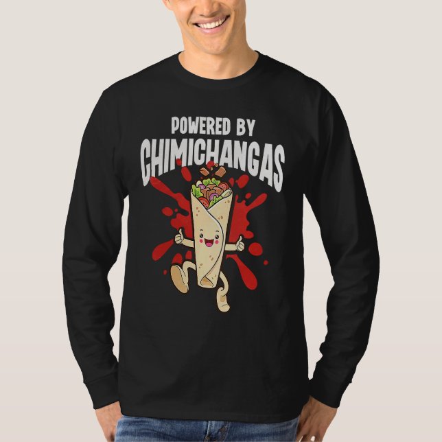Camiseta Powered By Chimichangas (Frente)