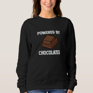 Camiseta Powered By Chocolates Chocolate Quote