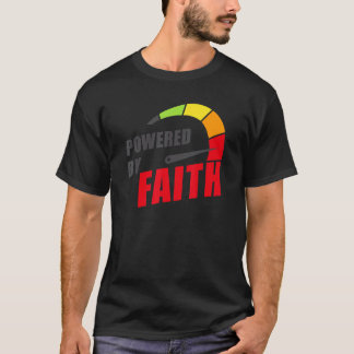Camiseta Powered by Faith u2013 Christian Inspiring Motivat