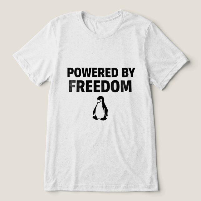 Camiseta Powered By Freedom (Design frontal)