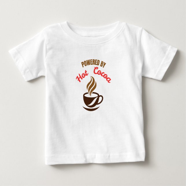 Camiseta Powered by Hot Cocoa (Frente)