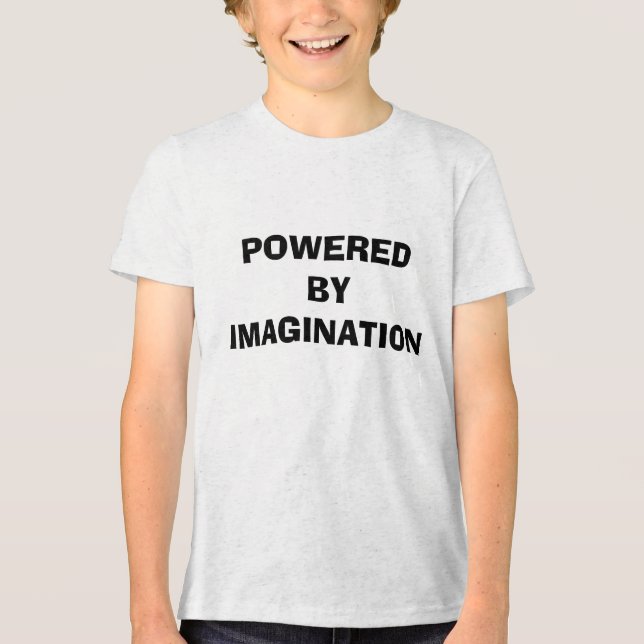 CAMISETA POWERED   BY   IMAGINATION (Frente)