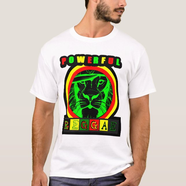 Camiseta Powerful Reggae (Frente)