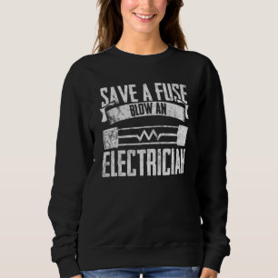 Camiseta Powerline Save Blow An Electricial Lineman Watt