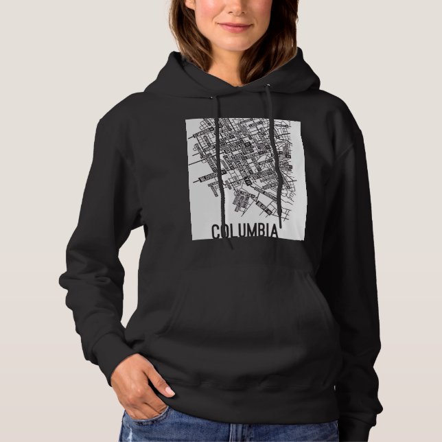 Camiseta PowerOf3Brand Black & White Puzzle Hoodie (Frente)