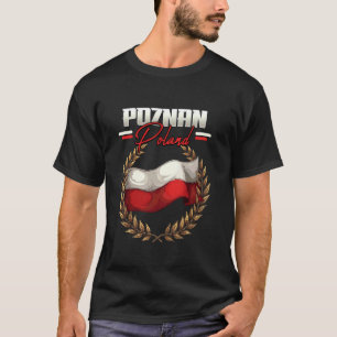 Camiseta Poznan Polônia Viagem Bandeira Polonesa Polska