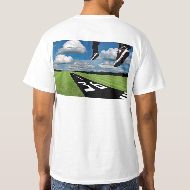 Camiseta PPG Piloto de idade 70+ Fóssil Voador (Verso)