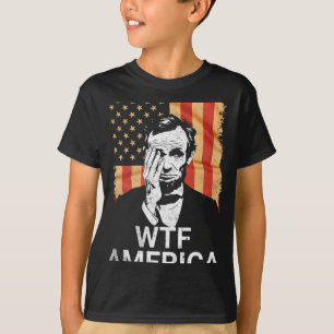 Camiseta Pqp América Anti-trump Abraham Lincoln _1