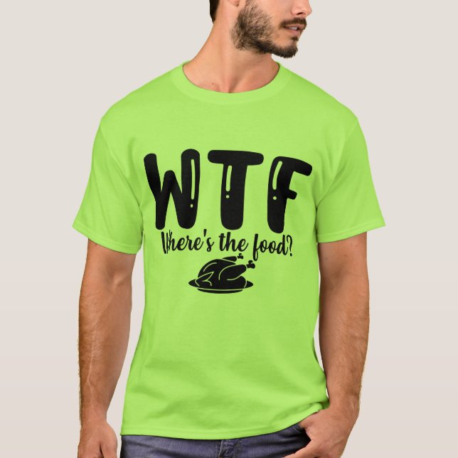 Camiseta PQP Cadê a Comida  (Frente)