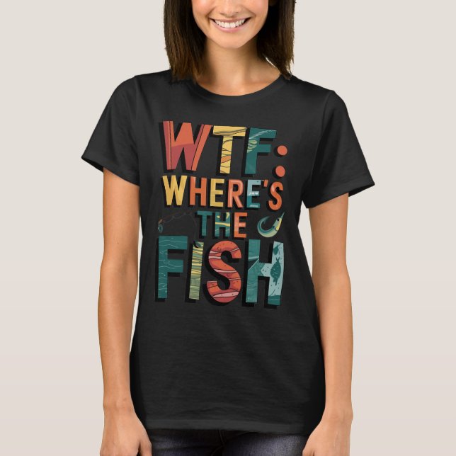 Camiseta PQP: Onde está o peixe? (Frente)