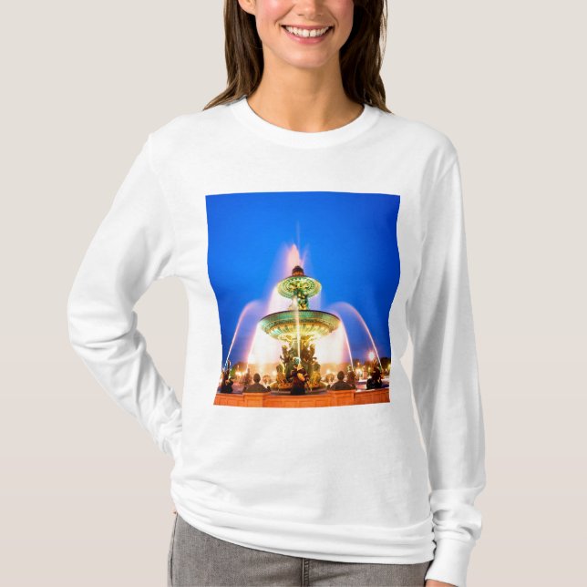 Camiseta Praça da Concorde, Paris, França (Frente)