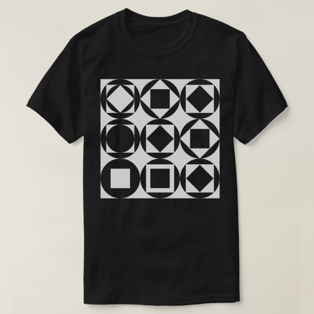 Camiseta Praça das Linhas Bauhaus (Frente do Design)