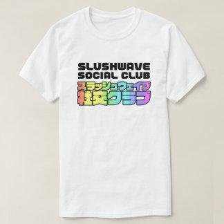 Camiseta Praça do Clube Social Slushwave no Logotipo LightJ