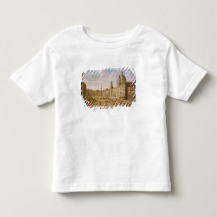 Camiseta Praça Navona, Roma, olhando sul para Palazzo
