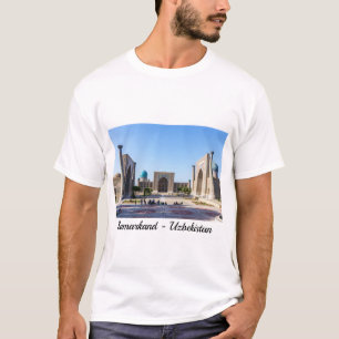 Camiseta praça Registan - Samarcanda, Uzbequistão, Ásia