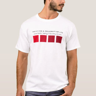 Camiseta Praças de Ombre Vermelho, Analgésico e Decorador