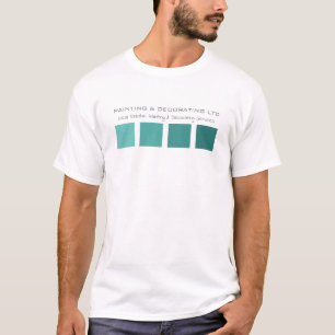 Camiseta Praças De Teal, Painter E Decorador Adverter