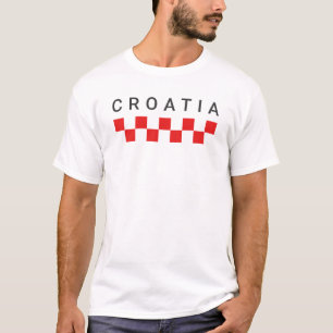 Camiseta Praças Vermelhas da Croácia