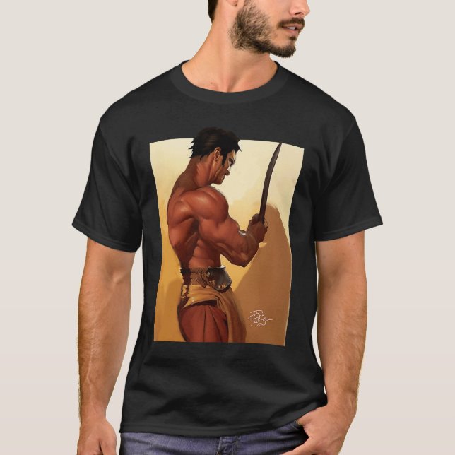 Camiseta Practice More Arnis Kali Escrima by Artist Don Cas (Frente)