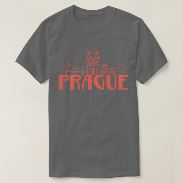 Camiseta Praga Checa (Frente do Design)