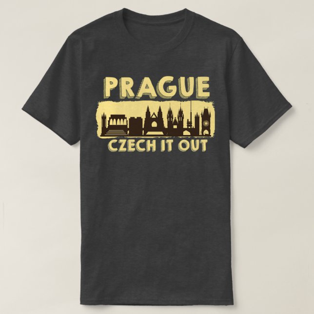 Camiseta Praga Czech It Out Design Praga  (Frente do Design)