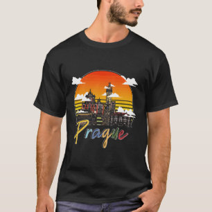 Camiseta Praga República Checa Europa Checoslováquia Touris