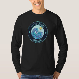 Camiseta Praia Ártica Ak Alasca Lembrança Náutica Gráfico d