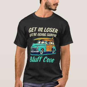 Camiseta Praia Bluff Cove Califórnia Surf Mulheres Homens V