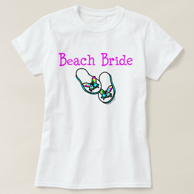 Camiseta Praia Bride (Frente do Design)