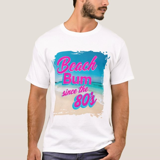 Camiseta Praia Bum desde os anos 80 (Frente)