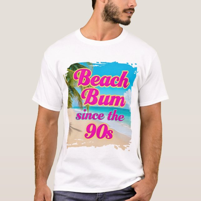 Camiseta Praia Bum desde os anos 90 (Frente)