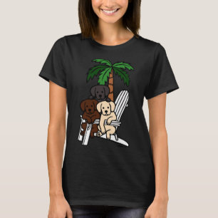 Camiseta Praia - Cadeira Labradores
