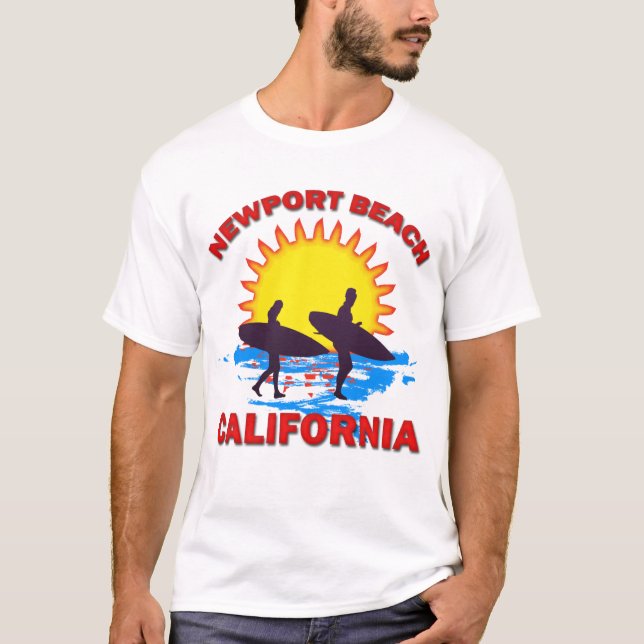 CAMISETA PRAIA CALIFÓRNIA DE NEWPORT (Frente)