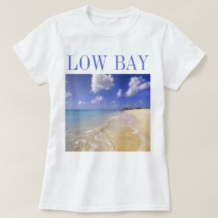 Camiseta Praia da Baía Baixa, Barbuda, Antígua