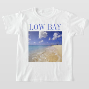 Camiseta Praia da Baía Baixa, Barbuda, Antígua