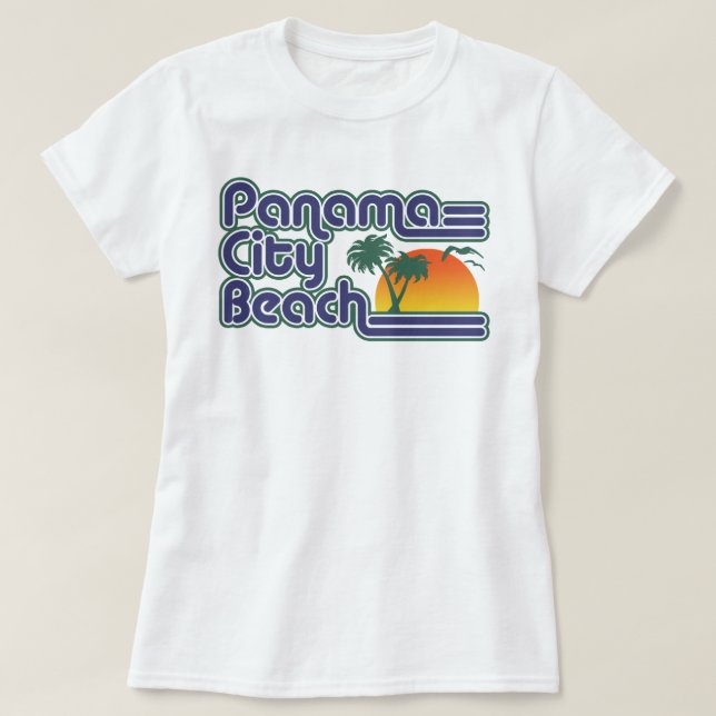 Camiseta Praia da Cidade do Panamá (Frente do Design)