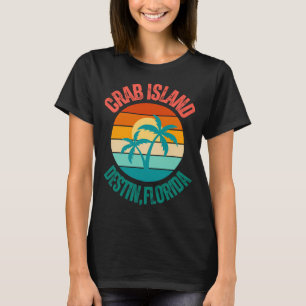 Camiseta Praia da Ilha do Caranguejo Destin Flórida férias