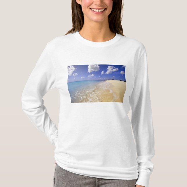 Camiseta Praia da Low Bay, Barbuda, Antígua (Frente)