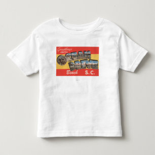 Camiseta Praia da movimentação de South Carolina - oceano