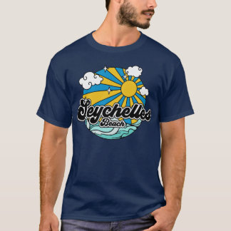 Camiseta praia das Seychelles