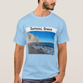 Camiseta Praia de Areia Preta Perfeita
