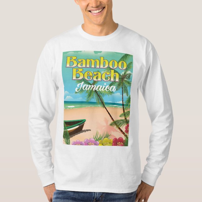 Camiseta Praia de Bambu Jamaica (Frente)