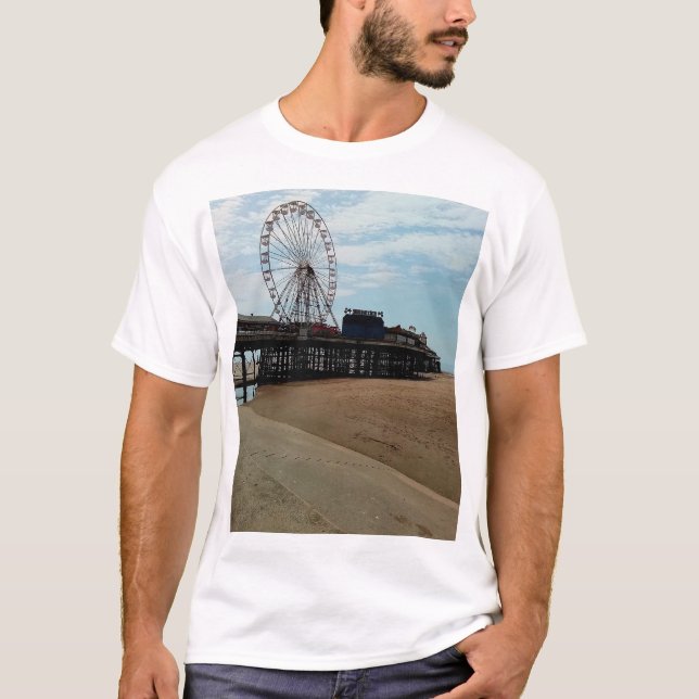 Camiseta praia de Blackpool (Frente)