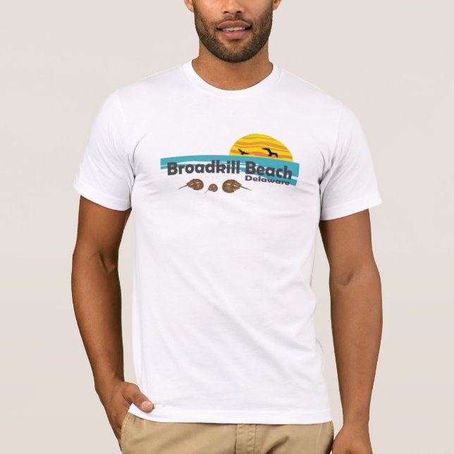 Camiseta Praia de Broadkill (Frente)